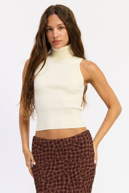 Emory Park Julia Top in Ivory view 5 - Julia Topaz