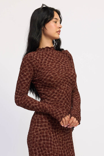 Emory Park Karissa Top in Cinnamon view 2 - Karissa Top Reformation