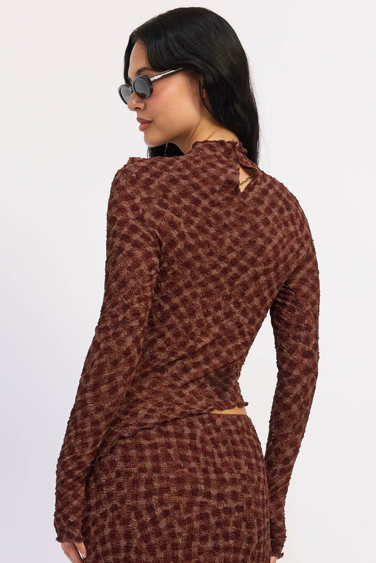 Emory Park Karissa Top in Cinnamon view 3 - Karissa Top Reformation