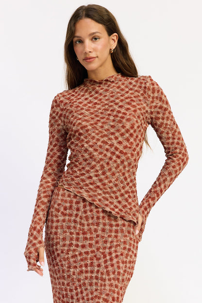 Emory Park Karissa Top in Espresso view 5 - Karissa Top Reformation