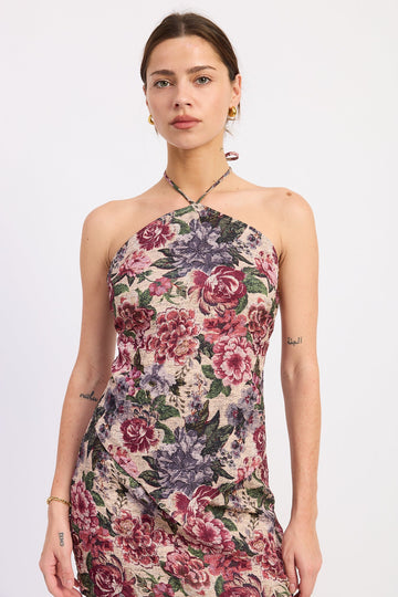 Emory Park Karissa Top in Flower Jacquard - Karissa Top Reformation