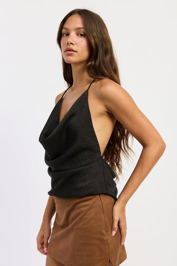 Emory Park Kate Top in Black view 2 - Kate Topham