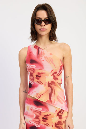 Emory Park Lilah Top in Rose Pink Floral - Lilah Top By Avara