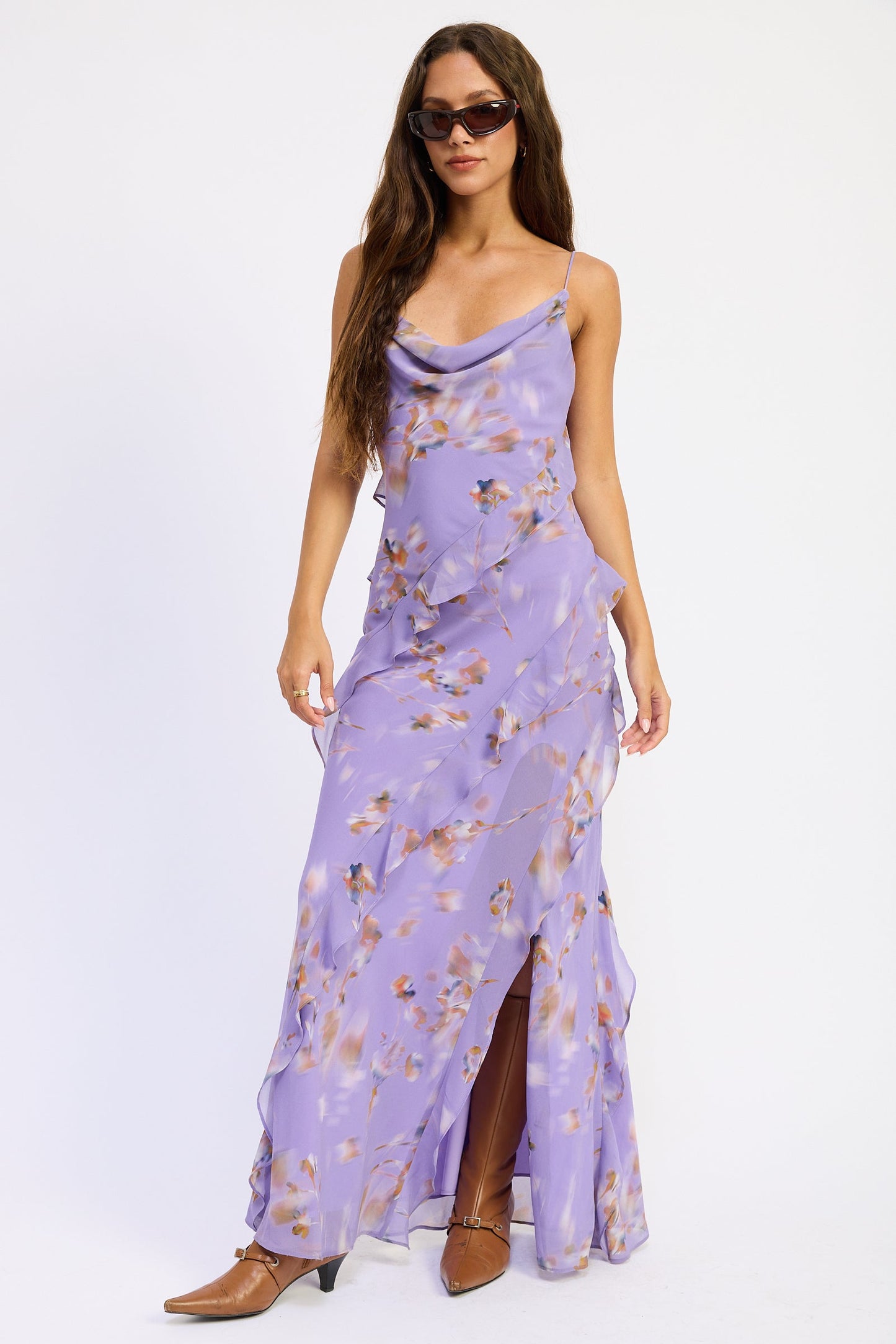 Emory Park Lorraine Maxi Dress view 4 - Lorraine Maxi Dress Baby Blue