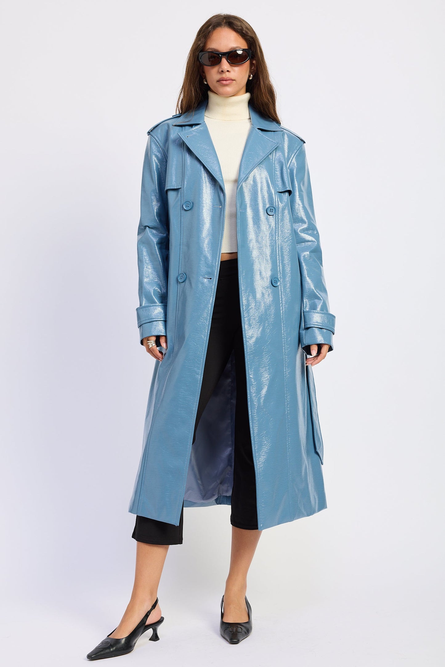 Emory Park Madelyn Coat in Brown - Madelyn Cline Coat (layer)