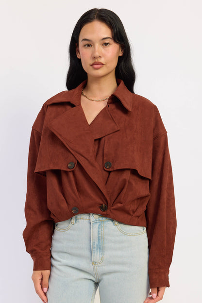Emory Park Madison Coat in Mahogany - Madison Coats (layer)