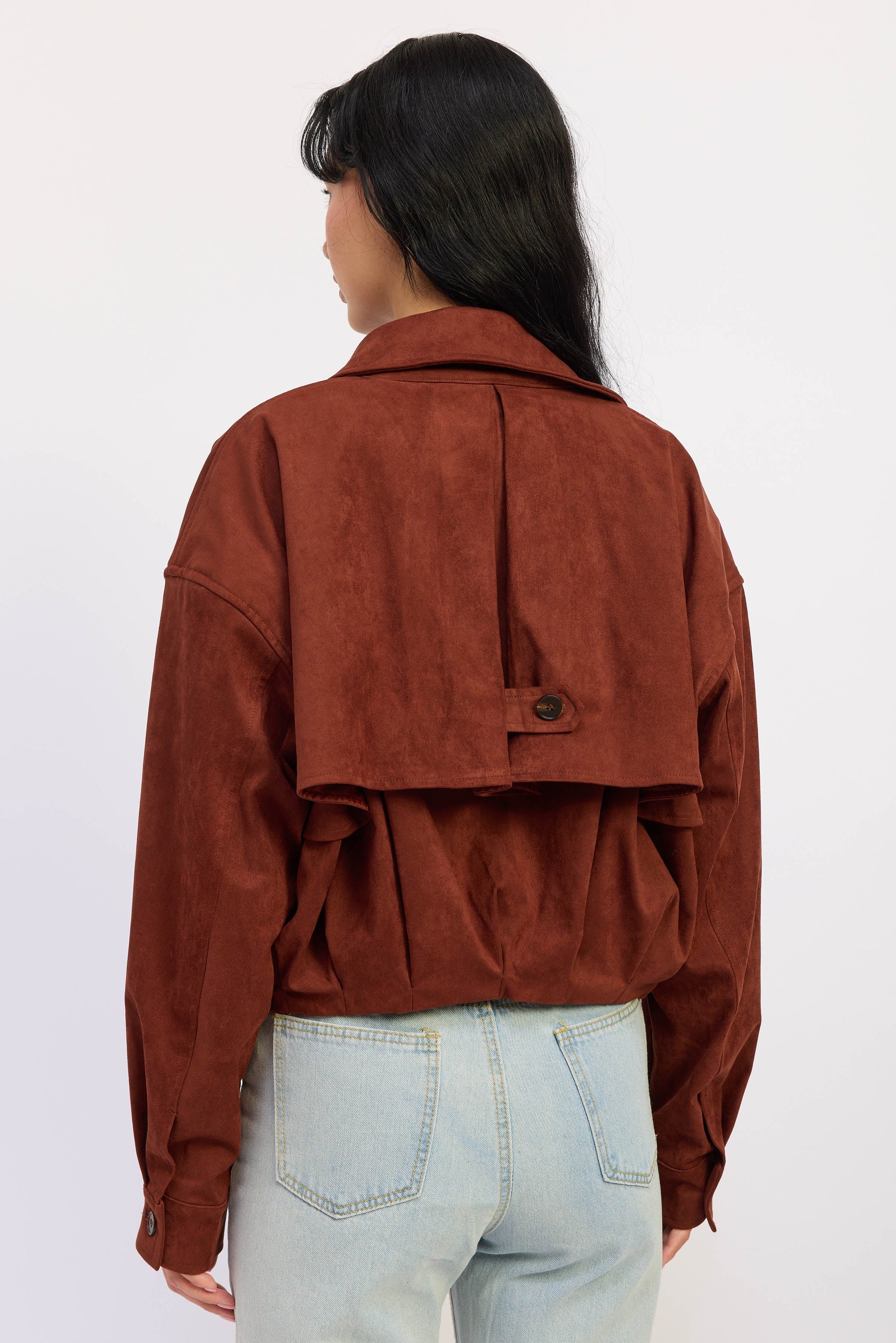 Emory Park Madison Coat in Mahogany view 3 - Madison Coats (layer)