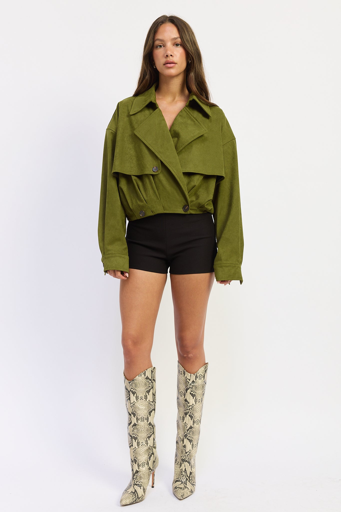 Emory Park Madison Coat in Matcha view 5 - Madison Coats (layer)
