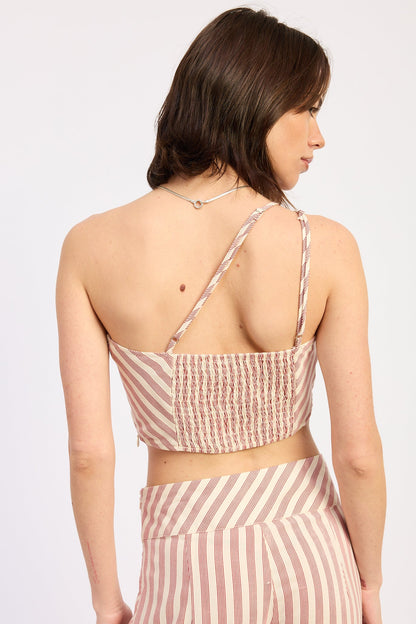 Emory Park Marisol Top in Red Stripe view 3 - Marisol Topete
