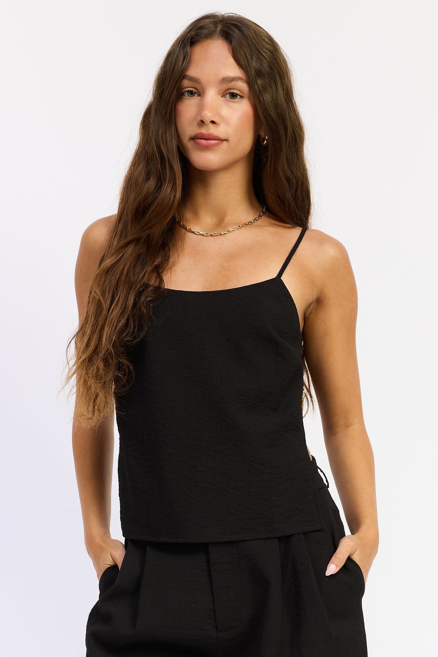 Emory Park Melanie Top in Black - Melanie Top Reformation