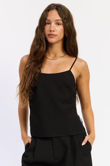 Emory Park Melanie Top in Black - Melanie Top Reformation
