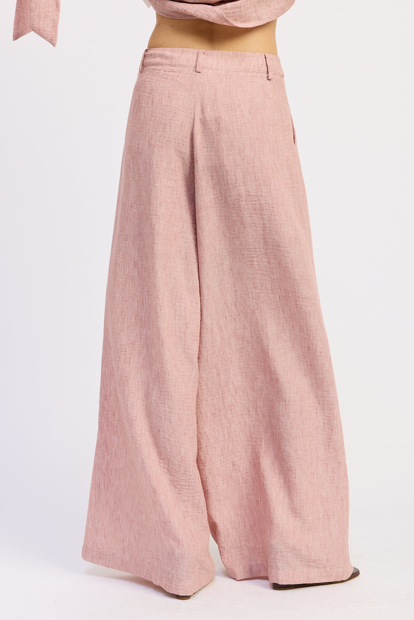 Emory Park Noelia Pants in Rose view 3 - Noelia Pants Brandy (bottom)