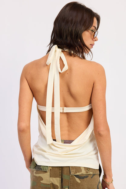 Emory Park Orelia Cowl Top in Ivory view 6 - Orelia Cozy Lace Up Boots