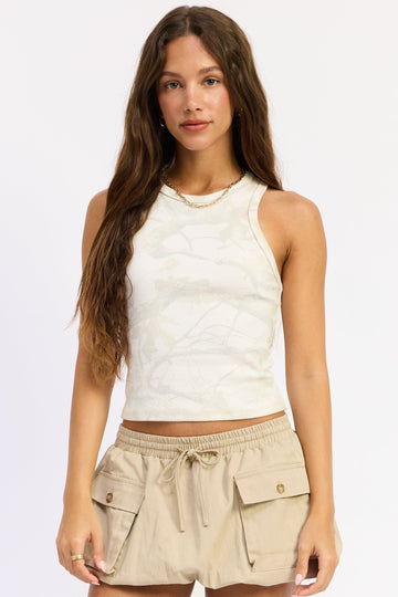 Emory Park Piper Top in Cream Camo - Piper Top With Jean