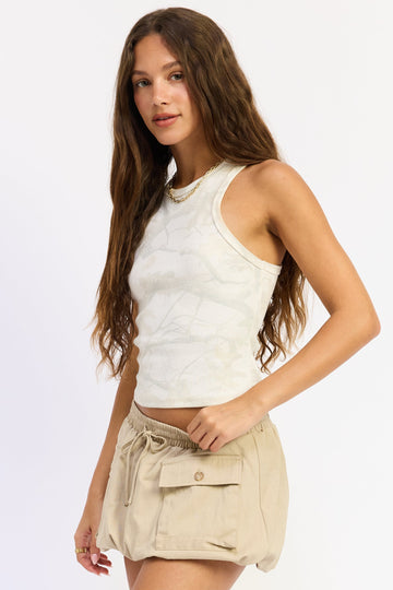 Emory Park Piper Top in Cream Camo view 2 - Piper Top With Jean
