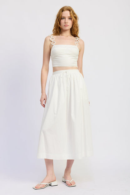 Emory Park Poppy Crop Top view 8 - Poppy Tank Top