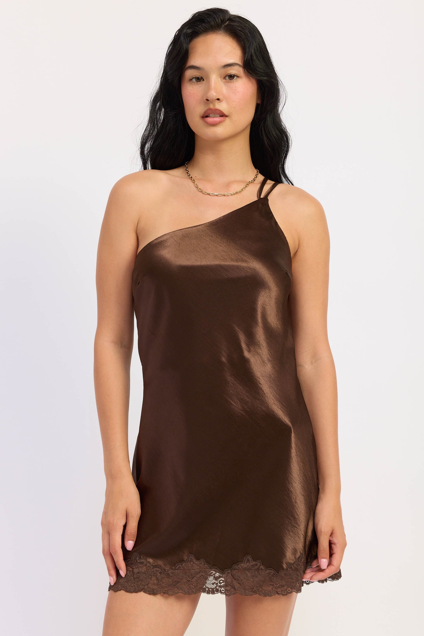 Emory Park Reverie Satin Mini Dress view 4 - Moonlit Reverie Satin Dress