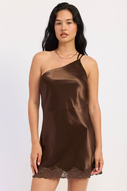 Emory Park Reverie Satin Mini Dress view 4 - Moonlit Reverie Satin Dress