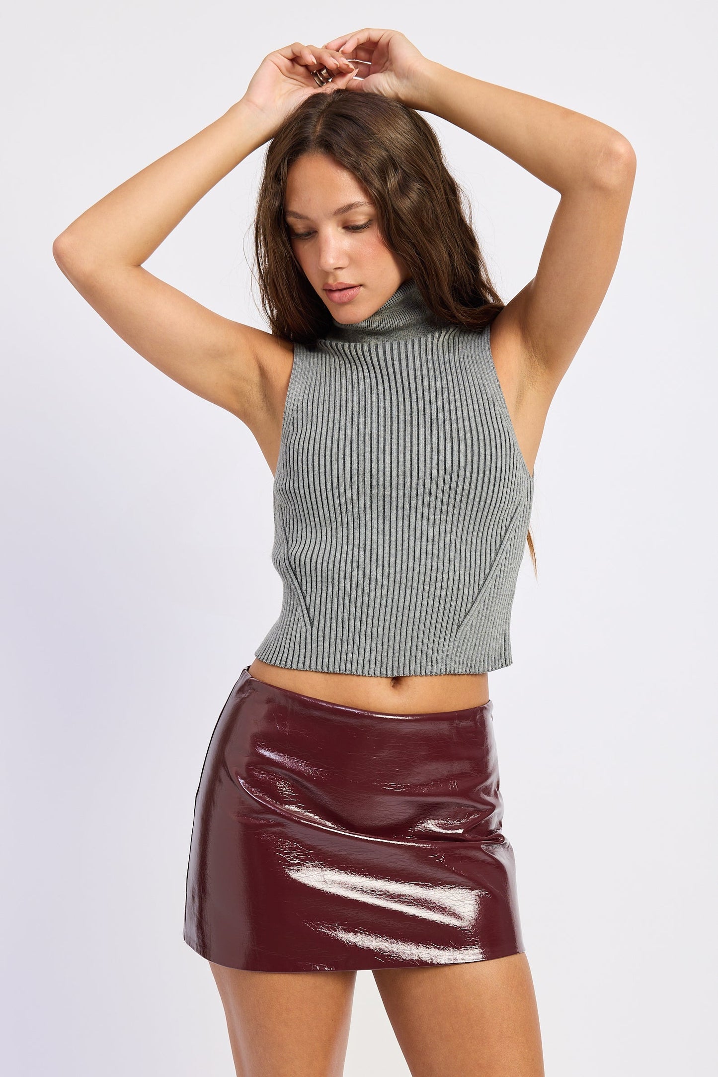 Emory Park Ruby Mini Skirt in Black view 4 - Rubi Mini Skirt Alice And Olivia