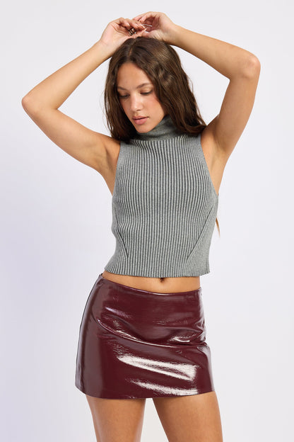 Emory Park Ruby Mini Skirt in Black view 4 - Rubi Mini Skirt Alice And Olivia