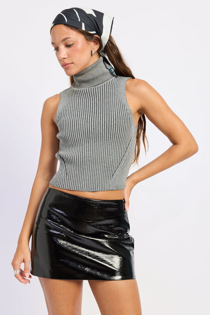 Emory Park Ruby Mini Skirt in Black view 6 - Rubi Mini Skirt Alice And Olivia