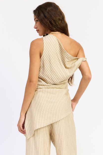 Emory Park Samara Top in Blue Stripe view 6 - Samara Top Pattern