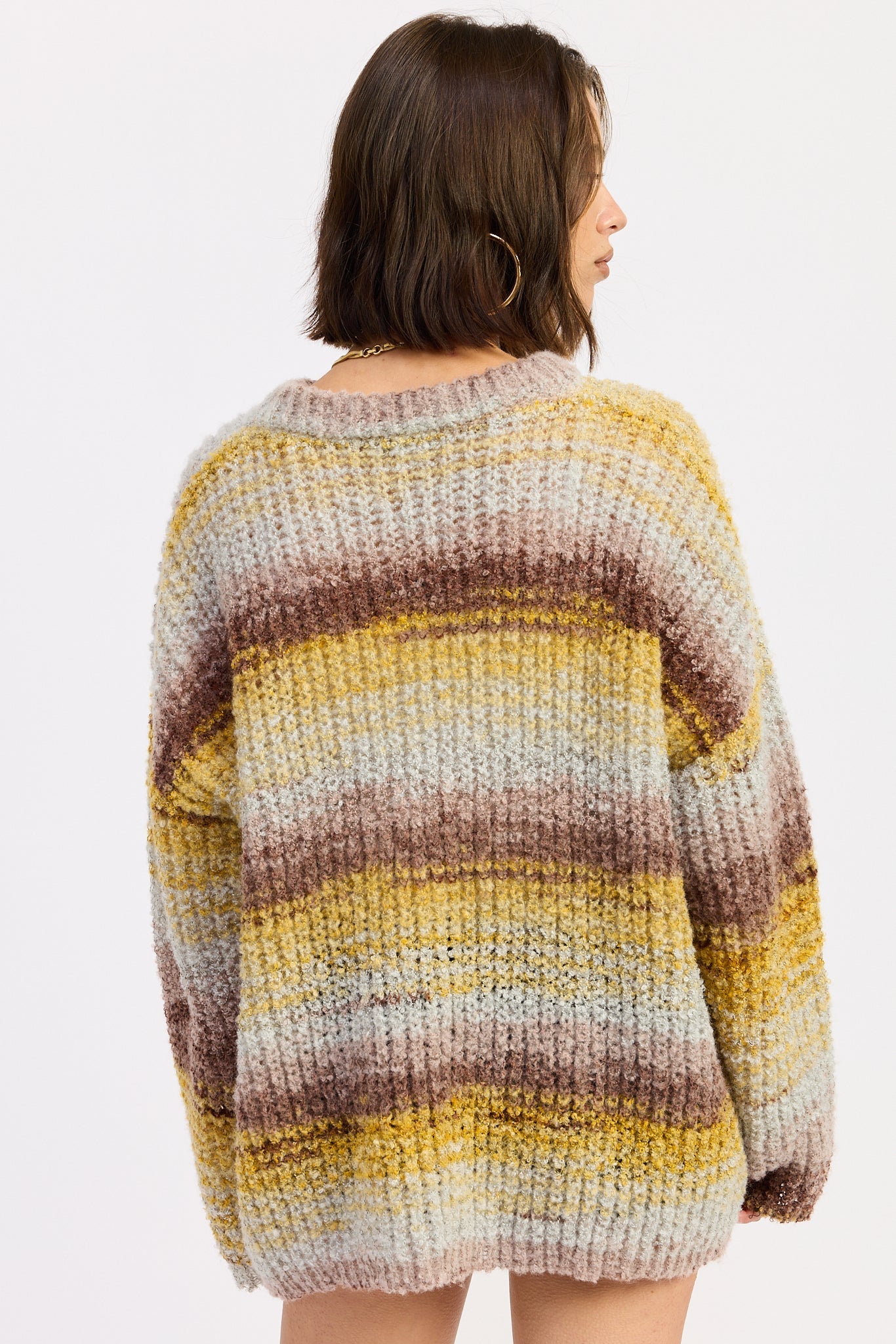 Emory Park Selah Top in Yellow Brown Mix view 3 - Selah Top Songs