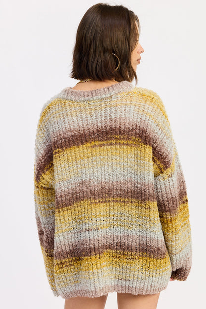 Emory Park Selah Top in Yellow Brown Mix view 3 - Selah Top Songs