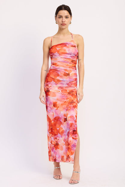 Emory Park Serena Midi Dress in Multi Floral - Serena Midi Dress Lovers And Friends