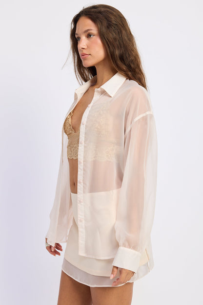 Emory Park Starling Top in Ivory view 3 - Starling Top Speed Gta
