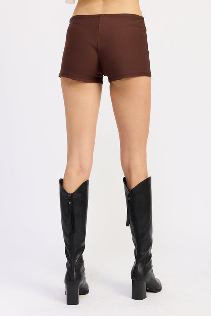 Emory Park Terri Shorts in Brown view 3 - Terri Irwin Shorts (bottom)