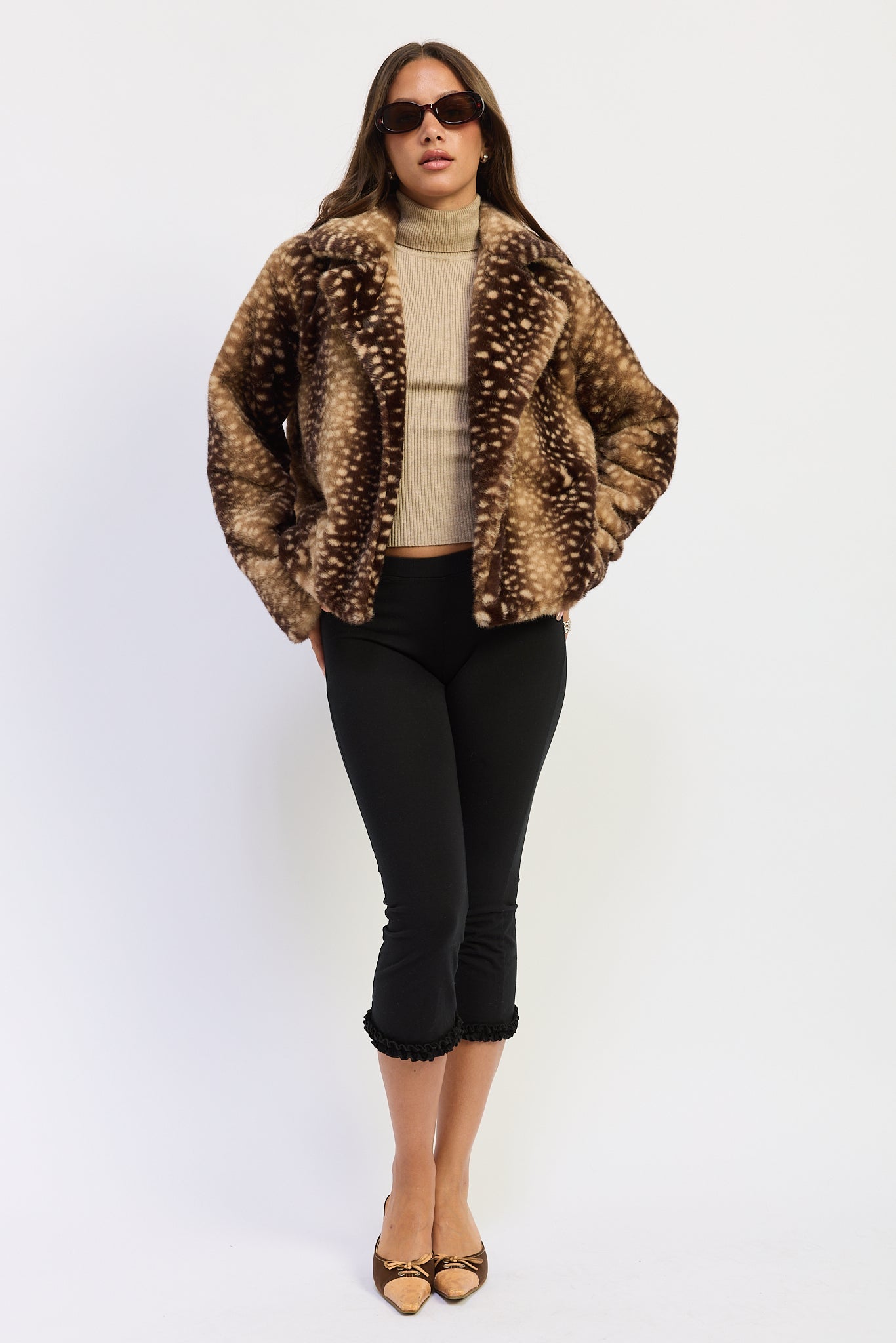 Emory Park Zella Coat in Blush view 4 - Zella Coat Women (layer)