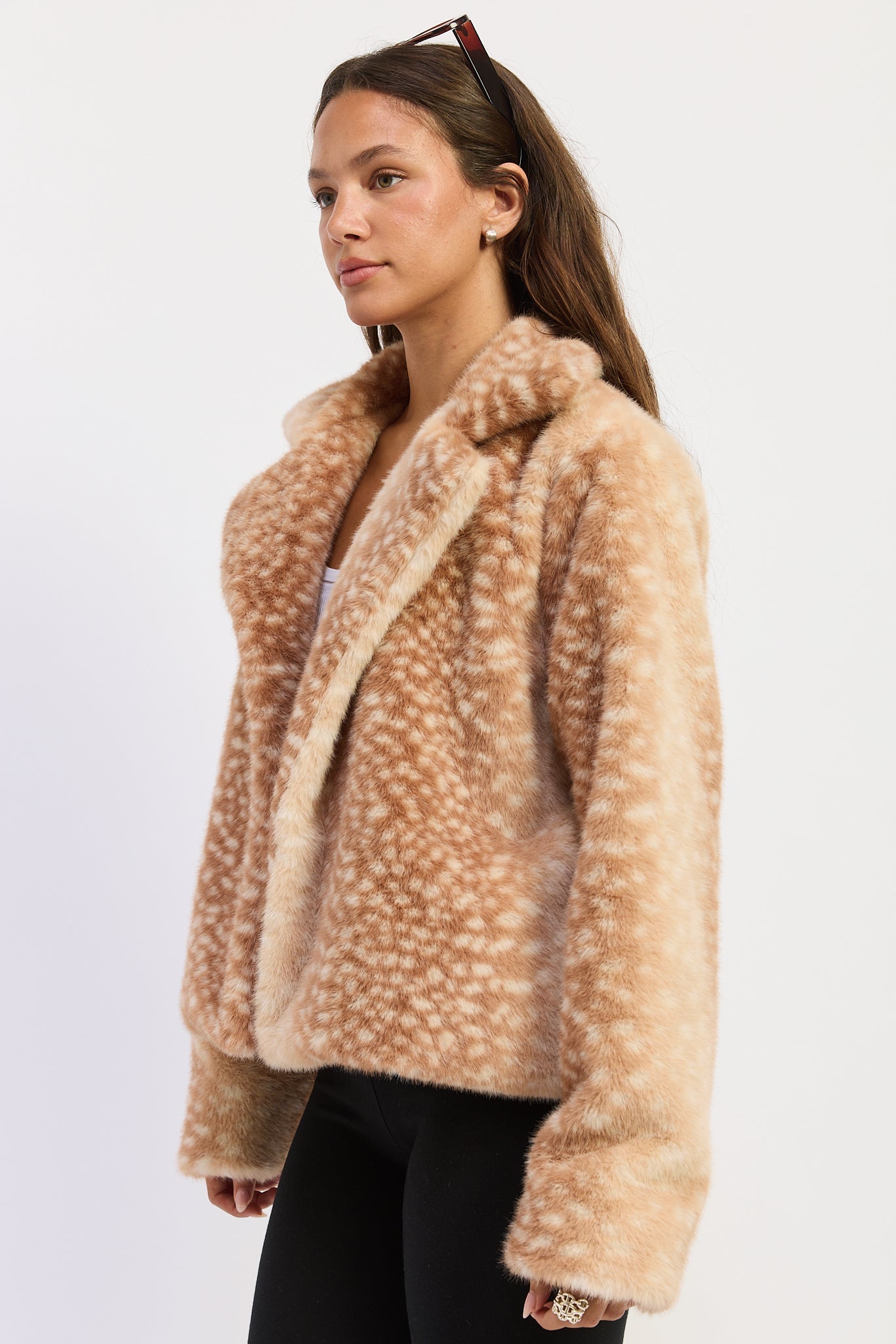 Emory Park Zella Coat in Blush view 6 - Zella Coat Women (layer)