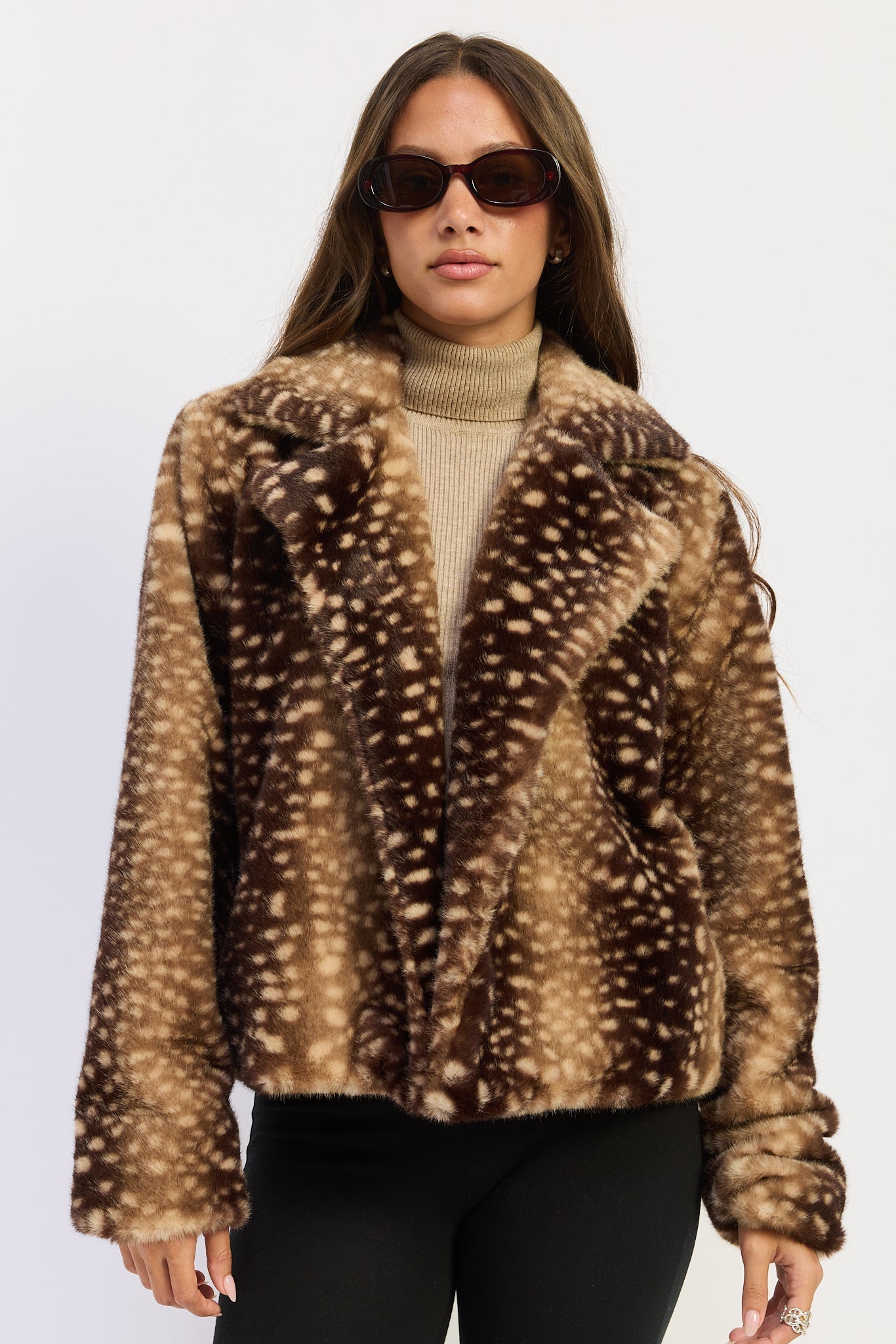 Emory Park Zella Coat in Brown - Zella Coat Women (layer)