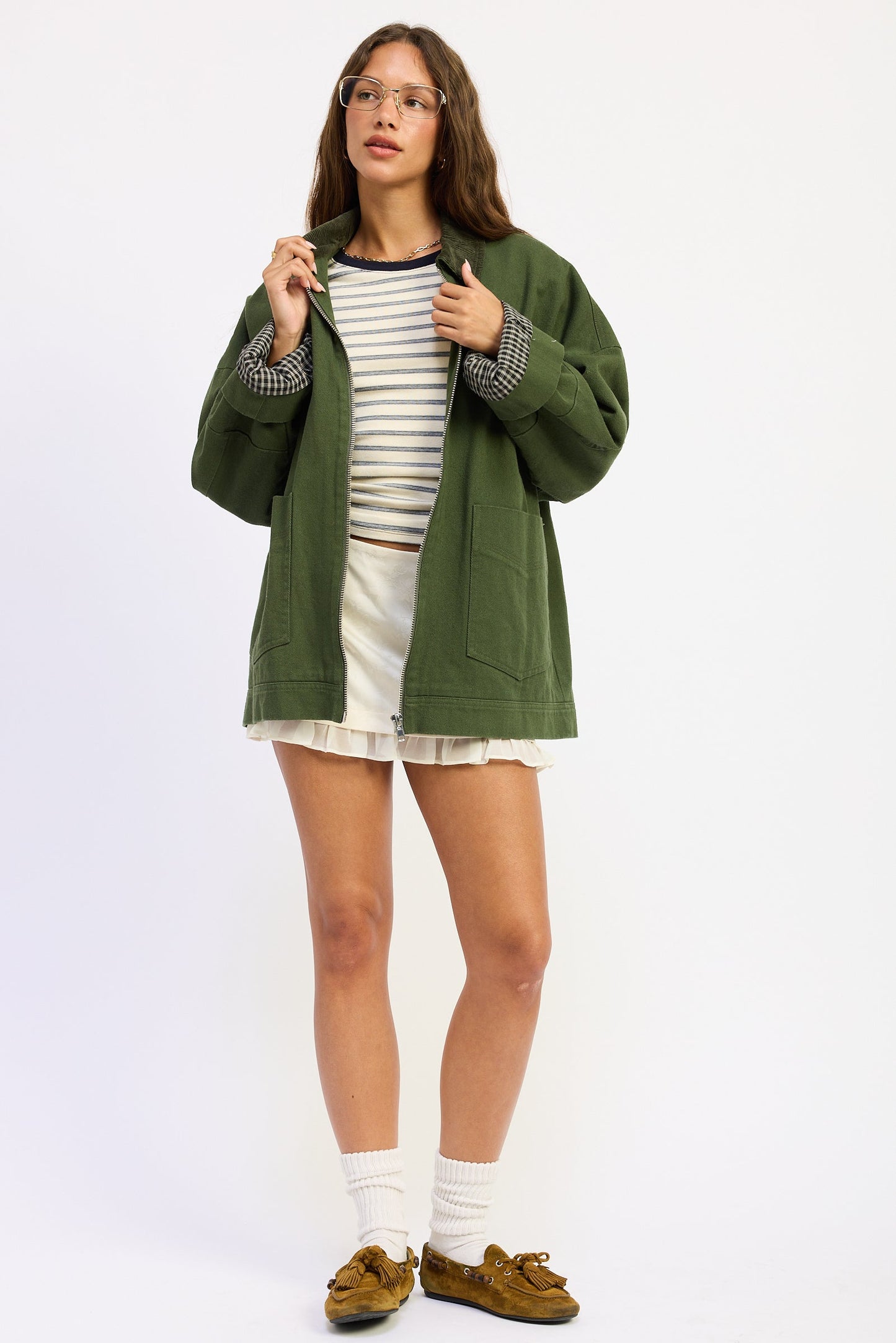 Emory Park Zephyra Jacket in Red view 4 - Zephyra Jacket Black (layer)