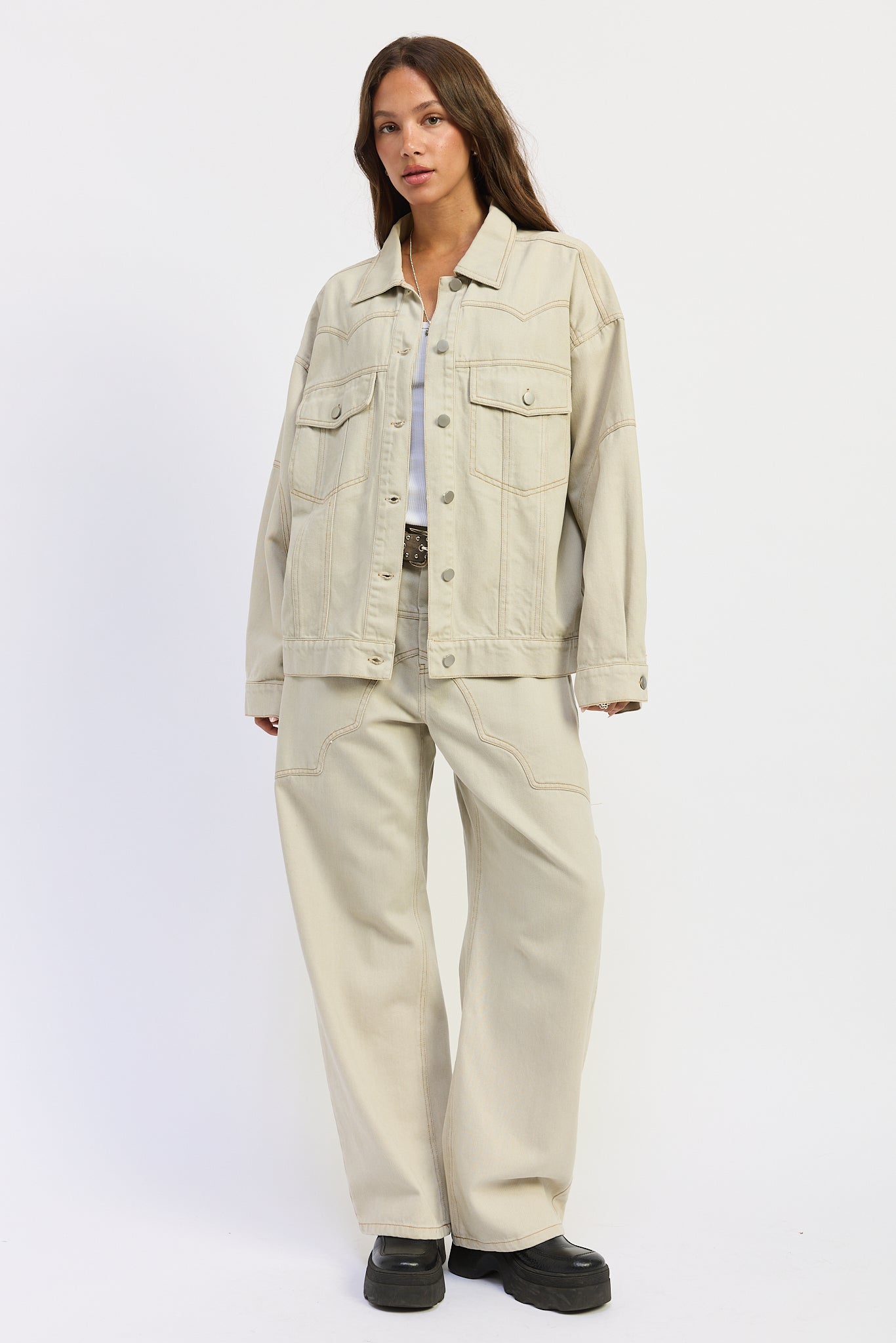 Emory Park Zofia Jacket in Dark Brown view 4 - Zofia Jacket Ulla Johnson (layer)
