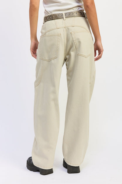 Emory Park Zofia Pants in Ash Grey view 3 - Zodiac Pants Set (bottom)