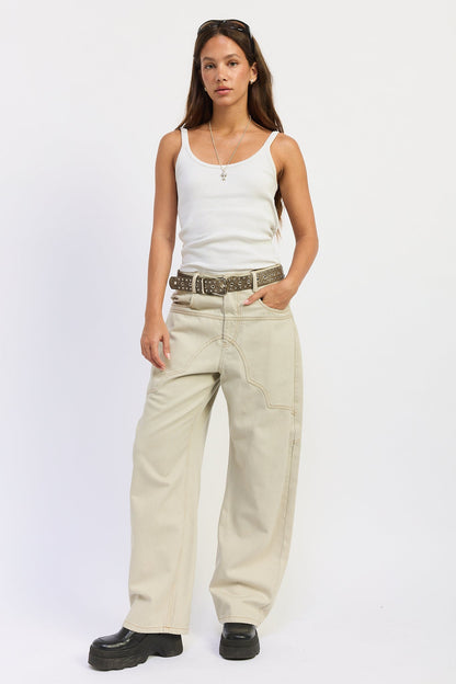Emory Park Zofia Pants in Ash Grey - Zodiac Pants Set (bottom)