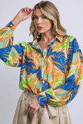 Esteemed Moment Woven Top FUCHSIA IVORY (top) - esteemed model, esteez tops, esteemed movers - shop at us.meeeshop