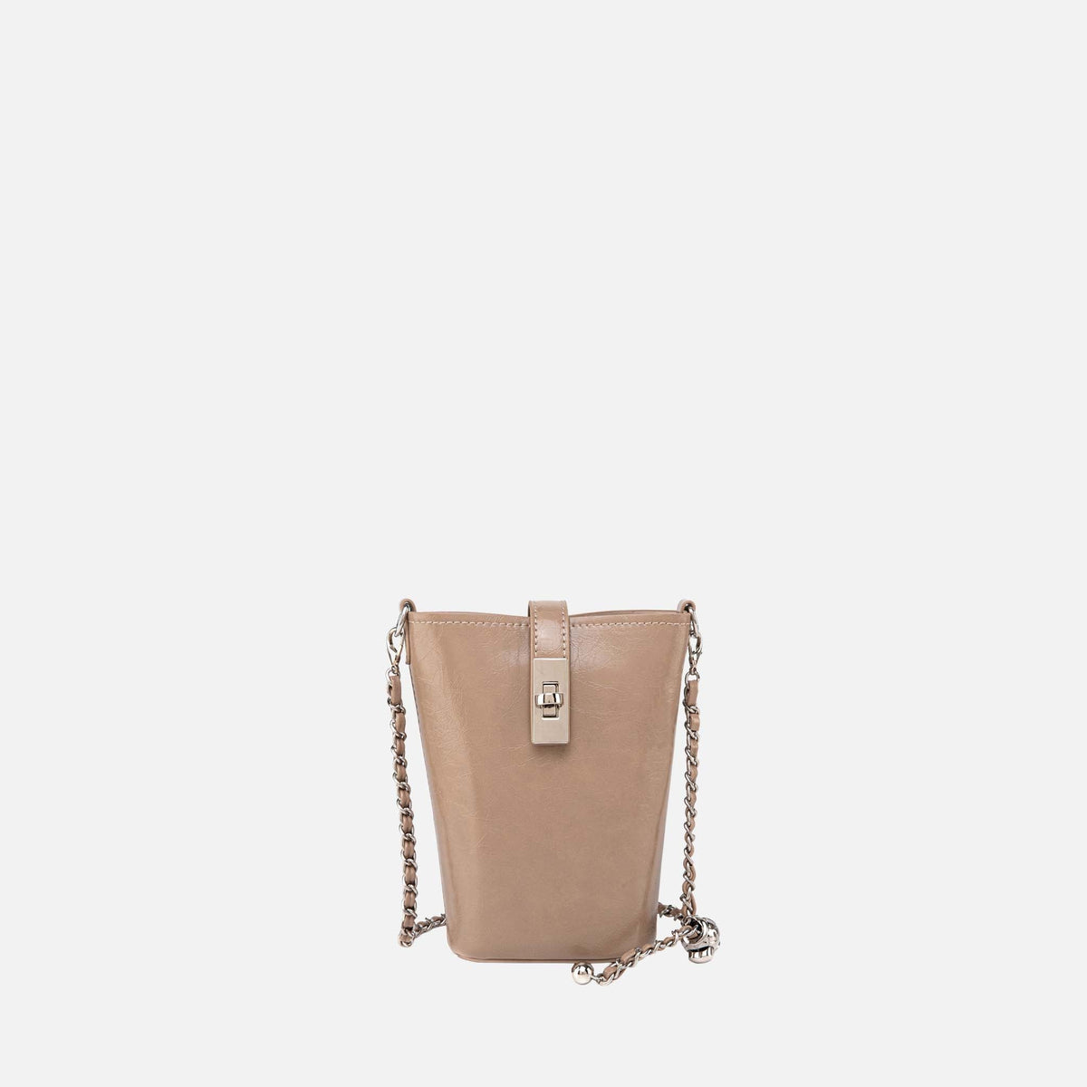 Evelina Mini Bucket Bag in Red view 5