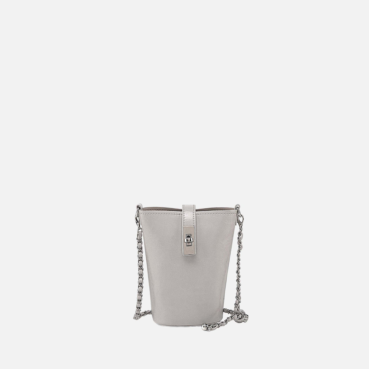 Evelina Mini Bucket Bag in Wine view 7