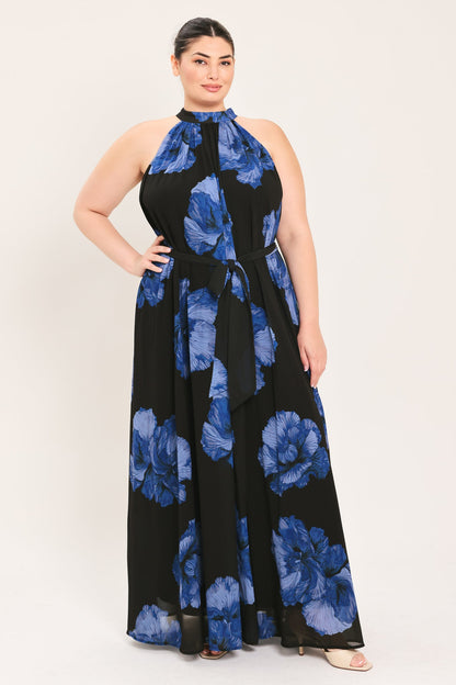 Evening Orchard Woven Halter Maxi Dress view 8 - Evening Dress Orchard