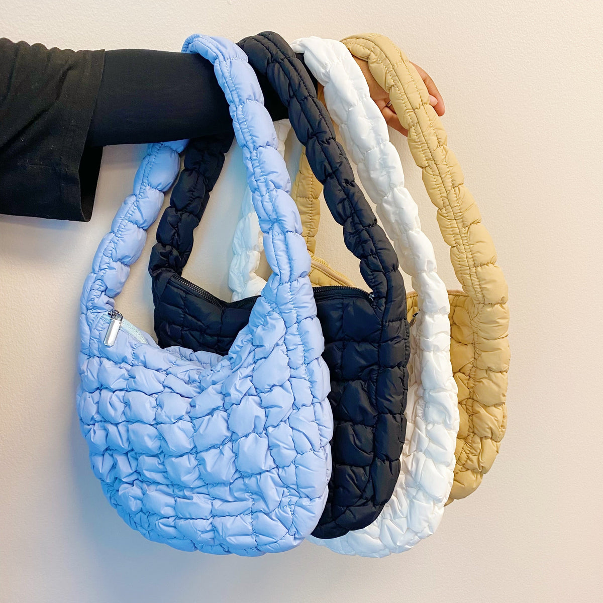 Everyday All at Once Quilted Bag in Black - Everyday Everything Bag