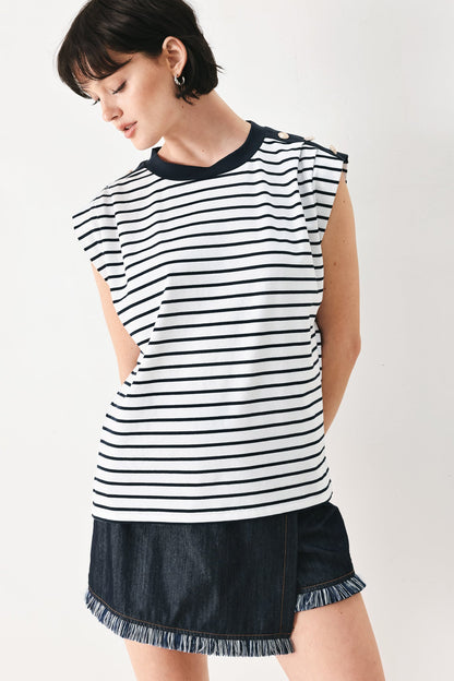 Everyday Cool Strip Knit Top view 10 - Fall Wardrobe Essential - Everyday Cool Tops