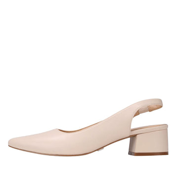 Evie Slingback Cream - MeeeShop Women's Fashion