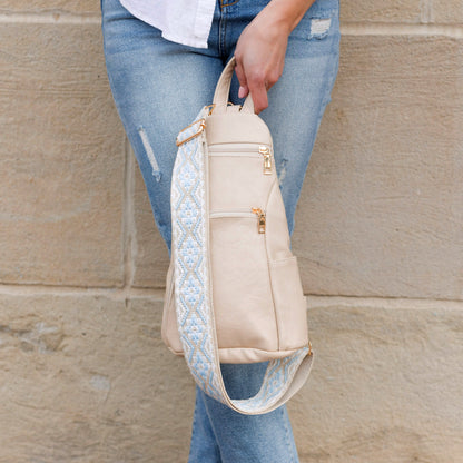 Evie Vegan Leather Crossbody Sling Bag view 9 - Bag Crossbody