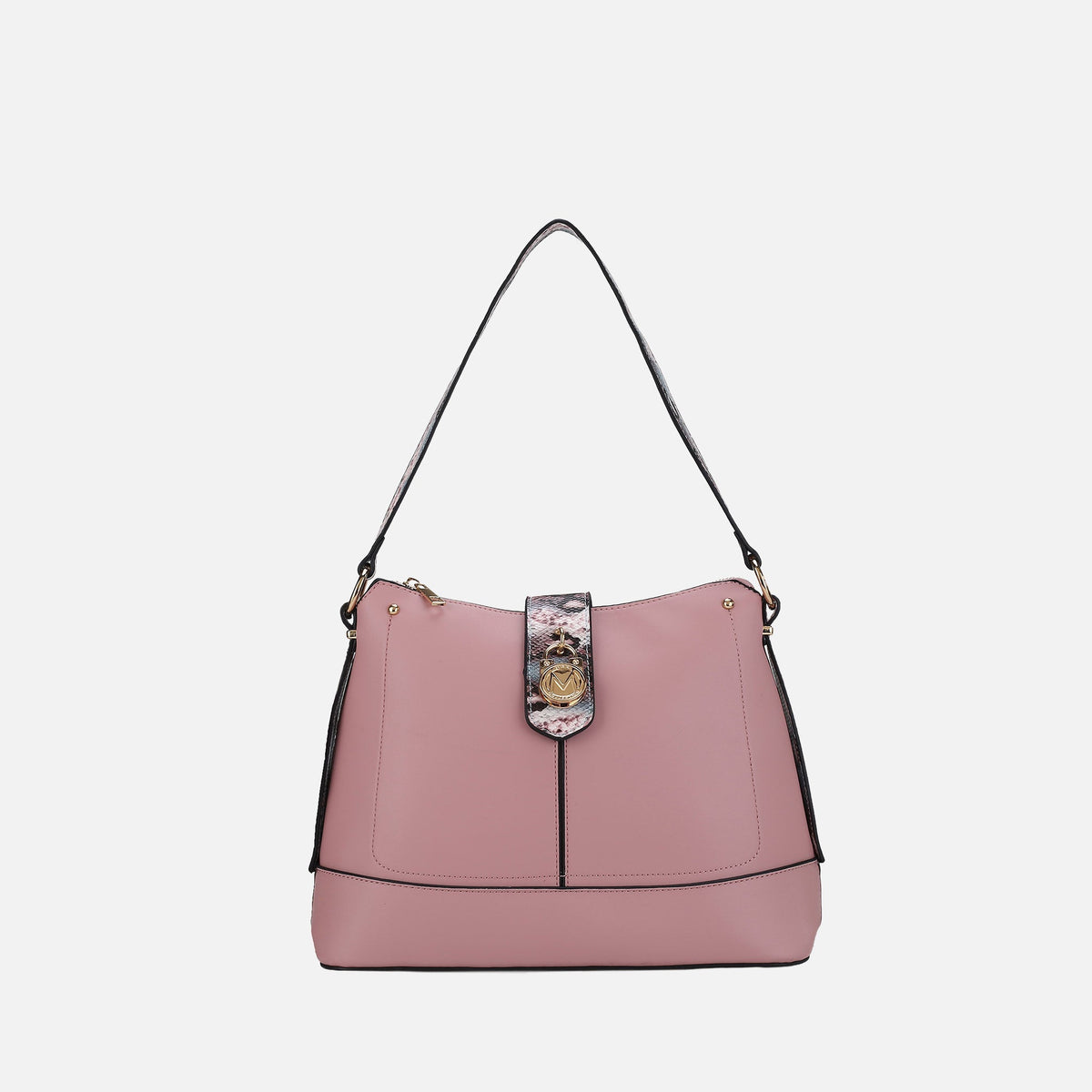 Ezra Shoulder Bag in Beige - Ezra Messenger Bag