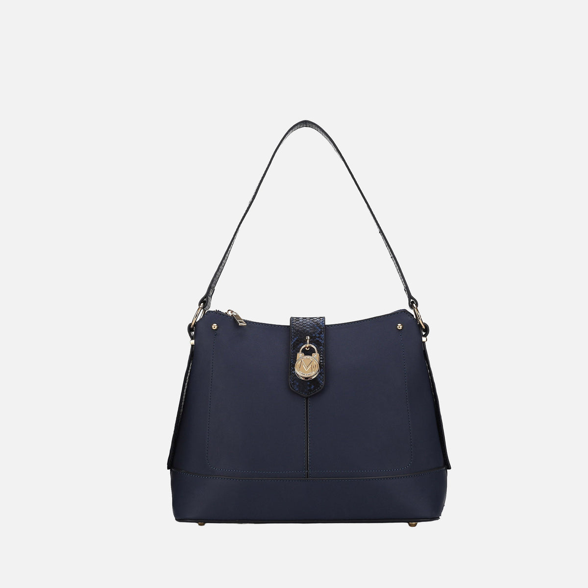 Ezra Shoulder Bag in Brown view 11 - Ezra Messenger Bag