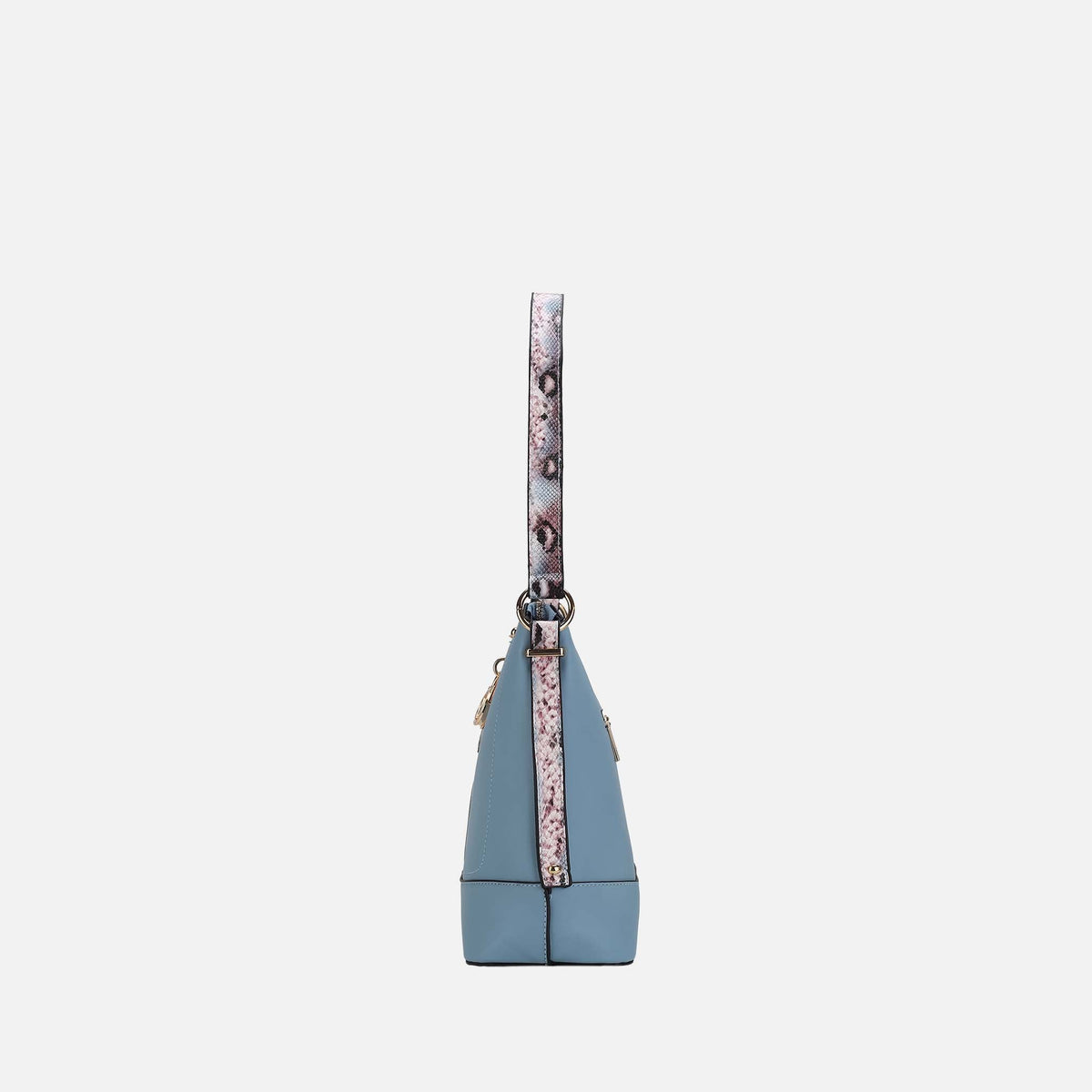 Ezra Shoulder Bag in Charcoal Gray view 4 - Ezra Messenger Bag
