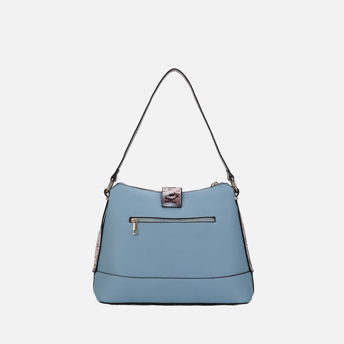 Ezra Shoulder Bag in Cognac Brown view 3 - Ezra Messenger Bag